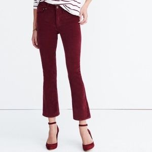 Anthropologie Pilcro Stet MidRise Crop Flare Cords